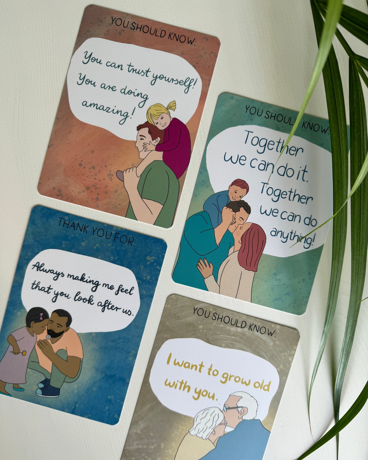 For Fathers Affirmation Cards