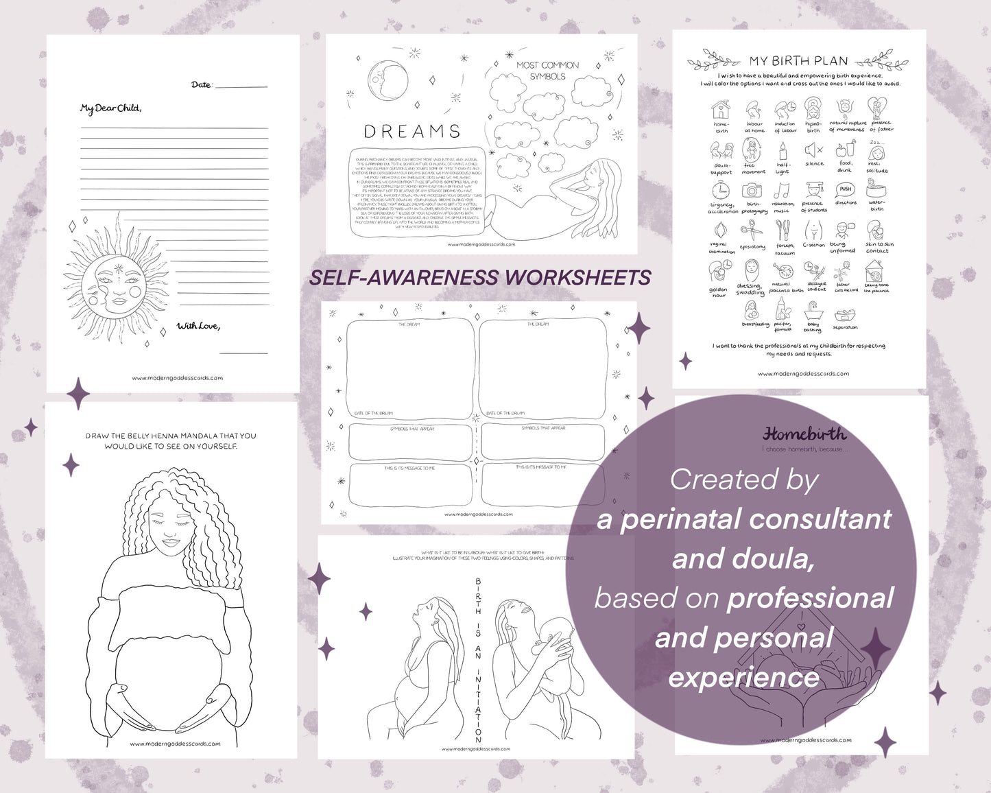 15 self-awareness worksheets - Pregnancy and Birth