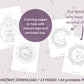 FREE! Perinatal Loss - printable coloring pages and worksheets to feel seen, supported and loved